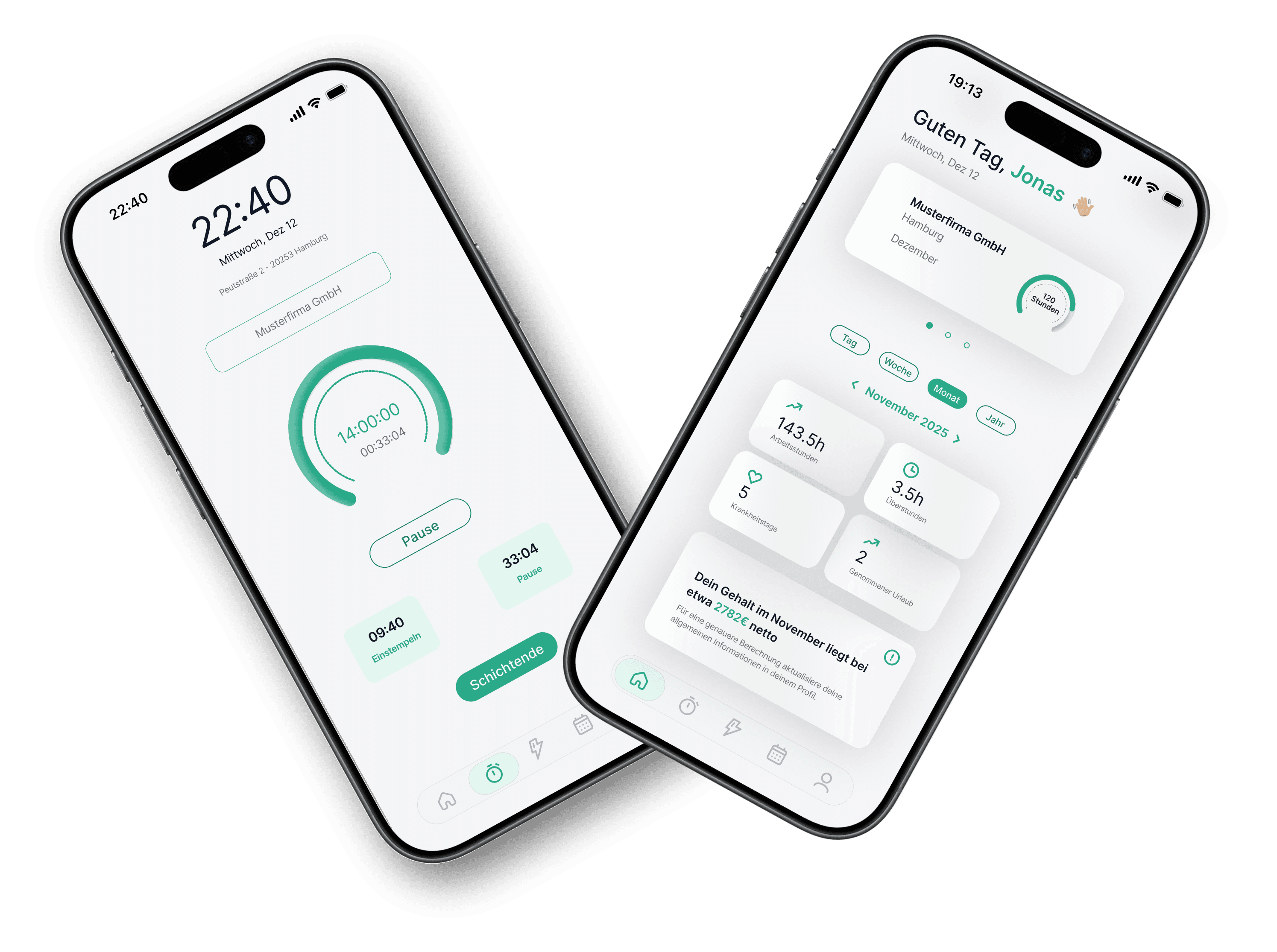 Tempestia – Zeiterfassung und Dashboard